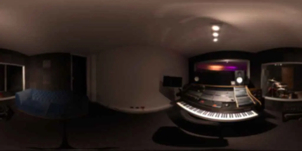 Instalaciones de Classicstone Music Center en Bogotá: estudios de grabación en recorrido 360°