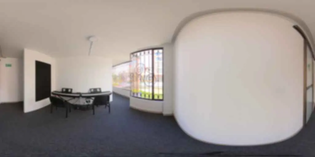 Instalaciones de Classicstone Music Center en Bogotá: salón de piano en recorrido 360°